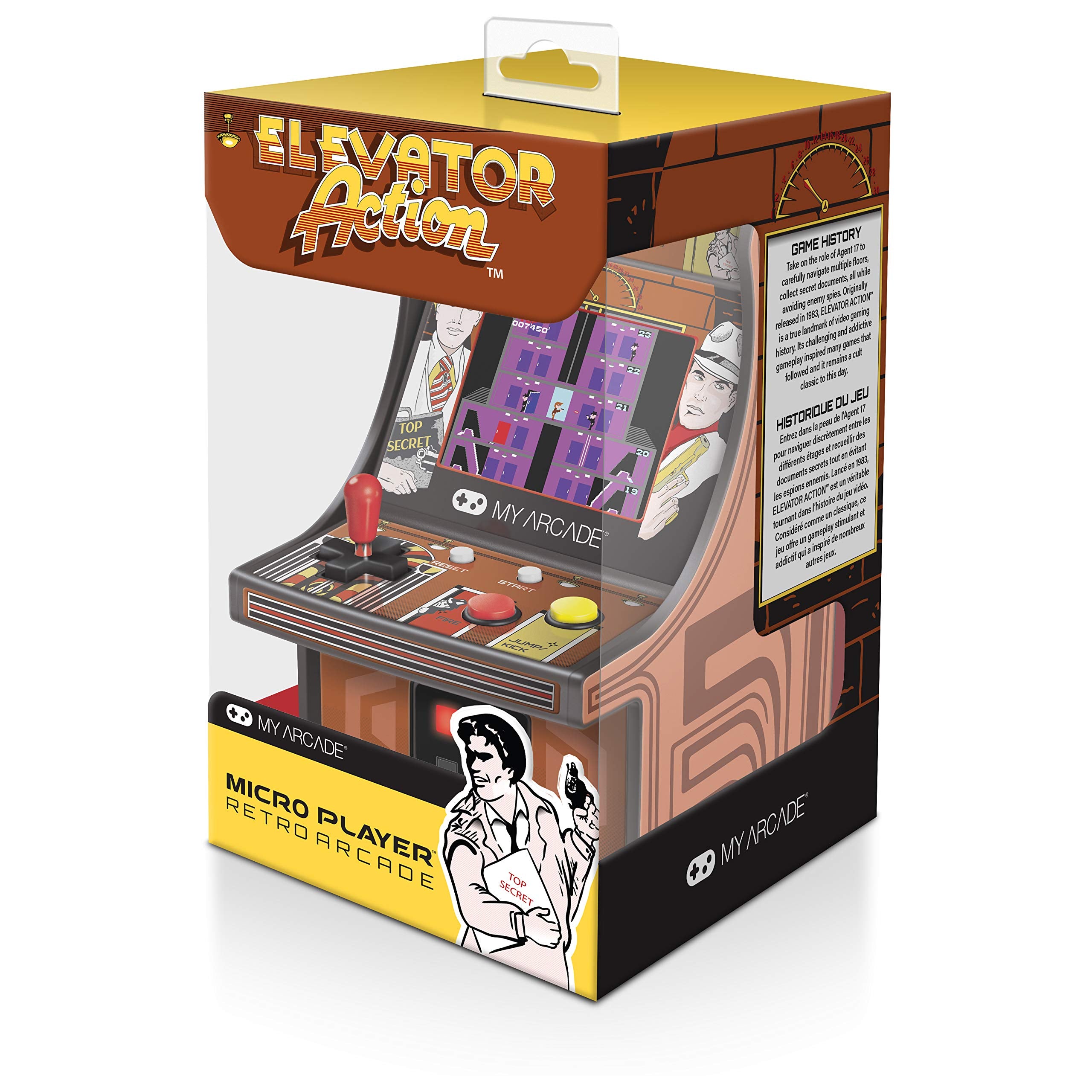 My Arcade Micro Jugador Elevator Action Mini Cabina Retro My Arcade Micro Jugador Elevator Action Mini Cabina Retro